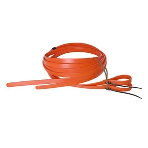 Red 8 Ft HILASON Western Horse Headstall Breast Collar Split Rein Biothane - Picture 1 of 3