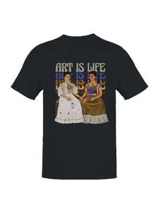 Frida Kahlo Art is Life: Duality Women's T-shirt - Picture 1 of 12