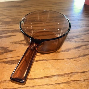Sartén de vidrio ámbar Corning Vision Ware de colección 1 L Pyrex utensilios de cocina olla sin tapa - Imagen 1 de 9