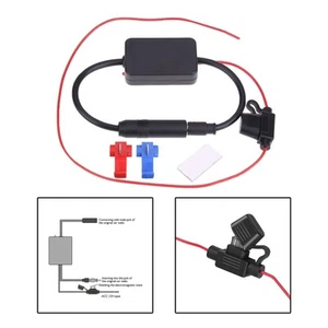 Amplificateur de signal d'antenne radio FM stéréo de voiture pour véhicule - Zdjęcie 1 z 6