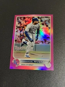 2022 Topps Chrome #164 Emmanuel Rivera Pink Refractor - KC Royals - Picture 1 of 1