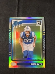 2024 Panini Optic Laiatu Latu Rated Rookie Holo #267 Colts - Picture 1 of 2