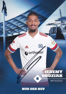 Jeremy Dudziak Hamburger SV Autogrammkarte Saison 2020/2021 Original #FP459 - Picture 1 of 2