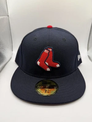 Кепка на резинке New Era 59Fifty Boston Red Sox темно-синяя 7 3/4 - Изображение 1 из 4