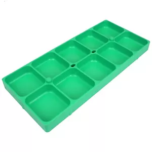 Watch Parts Storage Box Lockable With 6 Compartments & Clear Lid - HB320-GREEN - Picture 1 of 2