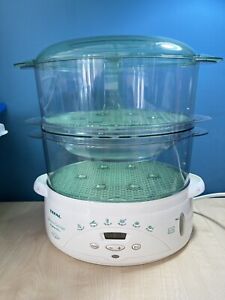 TEFAL Steam Cuisine 900cl Turbo Diffusion-Electric Digital Food Steamer. Working