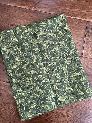 Benartex Christmas Nancy Halvorsen - Star Of Wonder- Green Holly- 1 1/2 Yards - Image 1 of 3