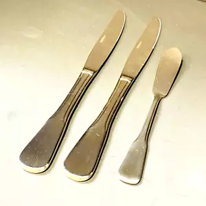 Cuchillo de mantequilla maestro Oneida Minute Man colonial Boston Vietnam satén 2 cenas y 1 - Imagen 1 de 4