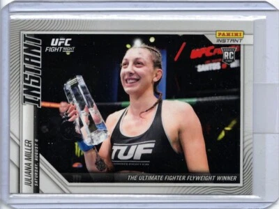 2022 Panini Instant UFC #97 Juliana Miller Rookie Card RC - 1 of 225 made - Image 1 of 2