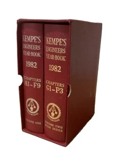Kempe's Engineers Year-Book 1982 Edition in 2 Volumes ~ Slipcased Super Cond. - Picture 1 of 8