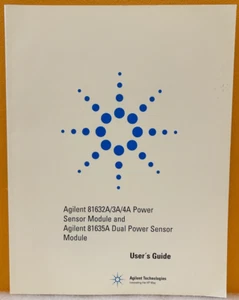 Agilent HP 81635-90014 2000 81635A Dual Power Sensor Module User's Guide Manual. - Picture 1 of 2