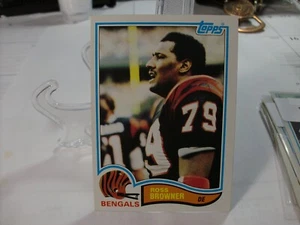 1982 Topps Football #43 - Ross Browner - Cincinnati Bengals  82-013 - Picture 1 of 2