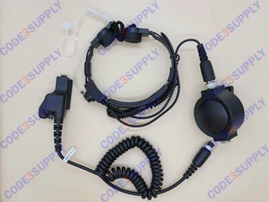 Throat Microphone for Motorola HT1000 EF Johnson 5000 5100 7700 GP MTX XTS Radio - Picture 1 of 5