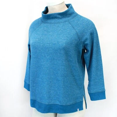 TALBOTS Plus Azul Cuello Simulado Polar Pullover TOP SUDADERA 2X Petite Foto 1 de 4
