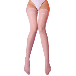 3 Pairs Lady's Lace Top Stay Up Thigh-High Stockings Womens Sexy Pantyhose Socks - Picture 1 of 41