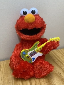 Sesame Street Rock And Rhyme Elmo Talking Singing Stuffed Animated Toy 2020!! - Picture 1 of 5
