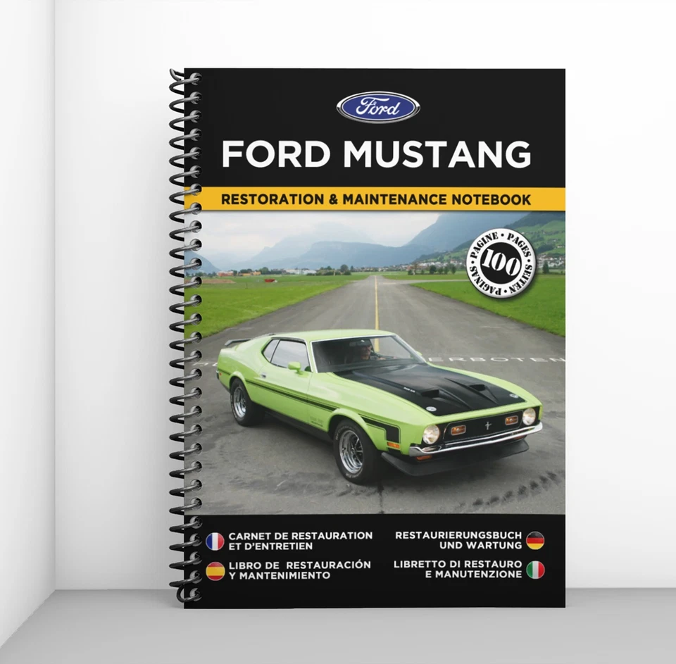 FORD MUSTANG : Libretto Di Restauro E Manutenzione - CONSEGNA GRATUITA - Immagine 1 di 4