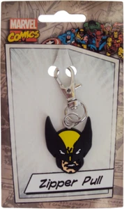 Zipper Pull - Wolverine Face X-Men Marvel Superhero Comic Gift Rubber #88526 New - Picture 1 of 4