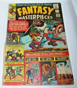 Fantasy Masterpieces #4 Comic (1966, Marvel): Captain America Menace Dr. Grimm - Bild 1 von 2