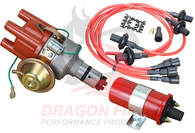 Power Pack Ignition Distributor Plug Wires & Ignition Coil For 60-79 Volkswagen - Image 1 of 4