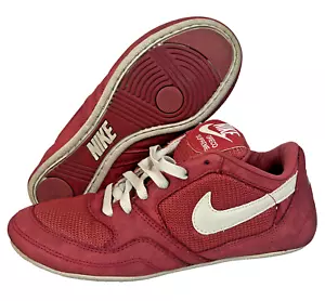 Rare 2004 Nike Greco Supreme LOW top Women Wrestling Shoes Size 8.5 Red White - Picture 1 of 8