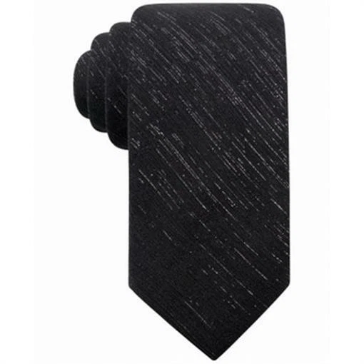 Corbata de cuello Ryan Seacrest para hombre negra brillante de gasa 2 3/4 " Foto 1 de 1