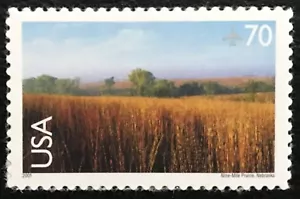 2001 Scott #C136, 70¢, AIRMAIL - NINE MILE PRAIRIE - Single - MINT NH - - Picture 1 of 1