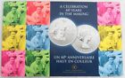 2012 SILVER CANADA $20 HER MAJESTY'S DIAMOND JUBLIEE 2 COIN SET 