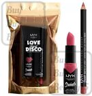 NYX Love Lust Disco Suede Matte Lip Kit ( CANNES- red ashy rouge ) full size new