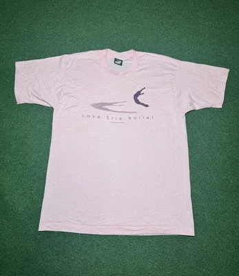 Camiseta Bailarina Rosa Grande De Colección Años 90 Lake Erie Ballet  Foto 1 de 4