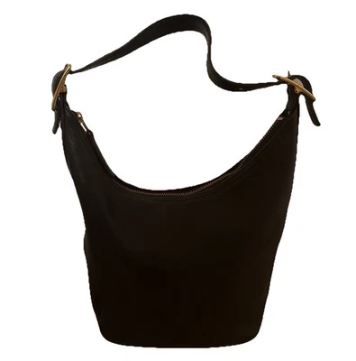 Coach Legacy Hobo Bolso de Hombro de Cuero Negro Bolso de Mano Cartera EE. UU. De Colección # 9823 Foto 1 de 4