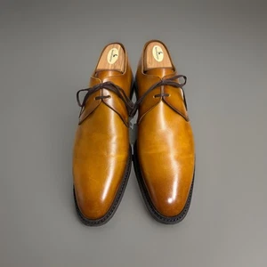 Bally SCRIBE Brown Derby Dress Shoes EU 8.5 - US 9.5 - Picture 1 of 10