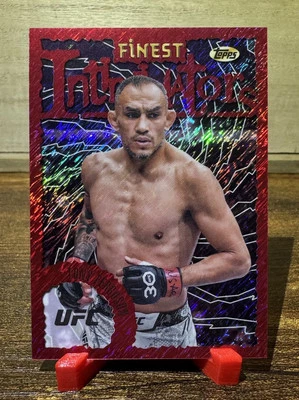 2024 Topps Finest UFC Tony Ferguson Intimidators Red Shimmer Refractor - Image 1 of 2