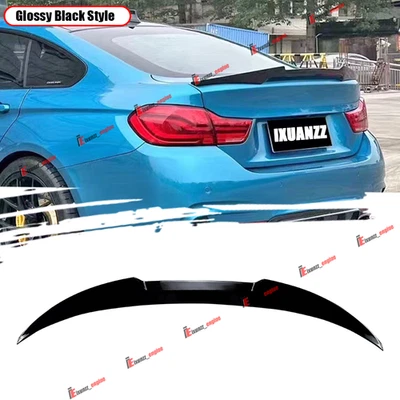 For 14-20 BMW F36 430i 435i 440i Gran Coupe  M4 Style Trunk Spoiler Gloss Black - Image 1 of 4