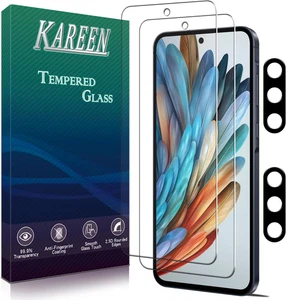 KAREEN 2+2 Pack Screen Protector for Samsung Galaxy A36 5G Tempered Glass Film w - Picture 1 of 12
