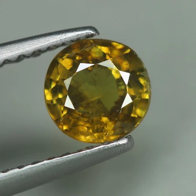 0.83 Cts_Loose Gemstone_100 % Natural Green Demantoid Garnet_Namibia - Image 1 of 3