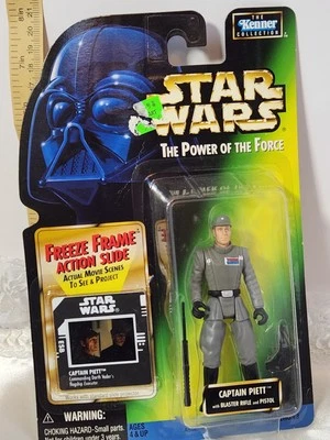 Figura Kenner CAPTAIN PIETT Star Wars Green Freeze Frame Como Nueva en Paquete Foto 1 de 3