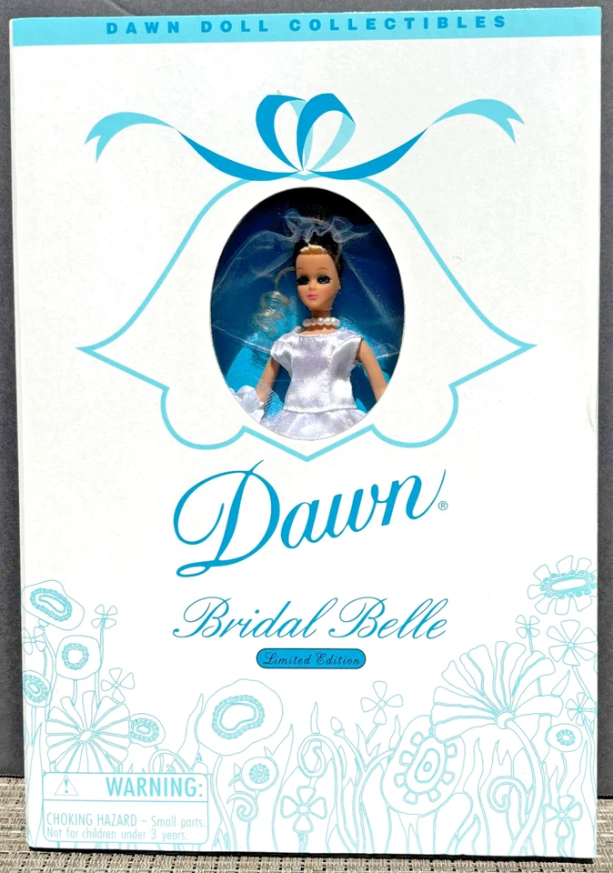 NRFB Dawn Bridal Belle Checkerboard Toys 2002 HTF BLOND HAIR, PRISTINE CONDITION - Image 1 of 4