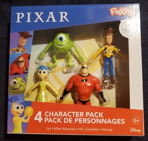 PIXAR - Cuatro figuras clásicas flexibles de 5,5" - personajes clásicos de la película Disney) - Imagen 1 de 3