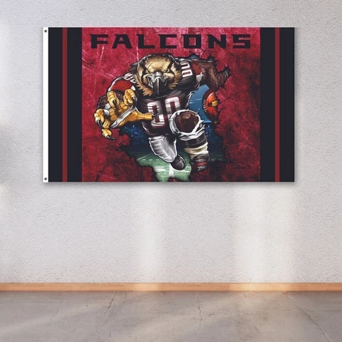 Atlanta Flacons 3x5 ft Flag NFL Football Champions Wall Decor Banner Cover