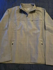 FILA MEN'S ADVENTURE GRAY WATER REPELLANT REFLECTIVE JACKET SIZE L - Picture 1 of 6