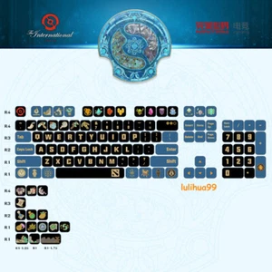 DOTA2 TI12 Theme Keycaps Official PBT 119 keys ASA Height For CHERRY MX keyboard - Picture 1 of 7