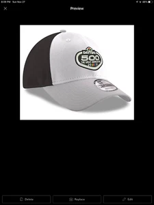 2021 Daytona 500 New Era NEO 39THIRTY Flex Hat - Black/White - Picture 1 of 3