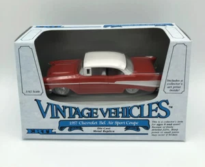 Ertl 1/43 Vintage Vehicles Red/White 1957 Chevrolet Bel Air Sport Coupe #2816 - Picture 1 of 6
