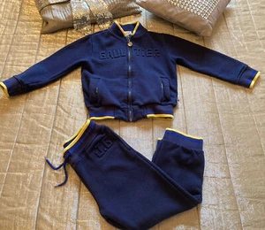 JUNIOR GAULTIER Boys Tracksuit Age 4 Y Genuine Designer Leisure Suit Outfit Set - Picture 1 of 15