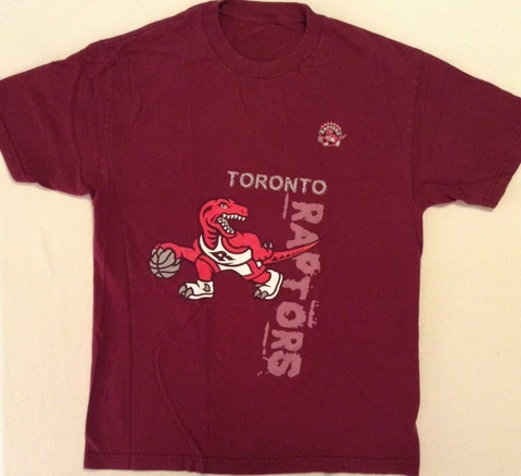 Vintage Y2K 2000s Toronto Raptors Shirt Dinosaur Logo NBA Large Vince Carter Cover