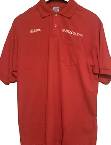 Bell South Mitarbeiter Uniform Poloshirt Herren XL Telefon Co Logo sehr guter Zustand Imagewear - Bild 1 von 6