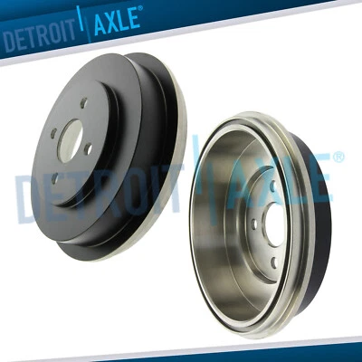 Rear DRUM BRAKE Pair for 2009 2010 Chevy Cobalt Pontiac G5 4-LUG - Image 1 of 4