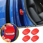 For 2010-2023 Dodge Charger ABS Red Car Door Lock Cover Buckle Protector Kit 4P