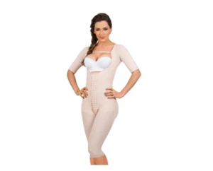 Fajas Colombianas Post Surgery Girdle Full Body Shaper With Sleeves 9142 - Picture 1 of 3